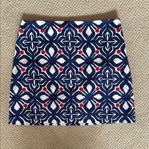 Vineyard Vines Patterned Skirt 4th of July Size 6
